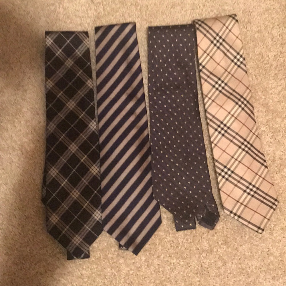 All silk designer ties